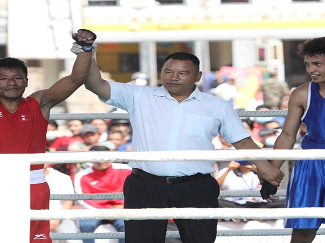 गणेशमान सिंह स्मृति बक्सिङ : सौगात र पुरन सेमिफाइनलमा